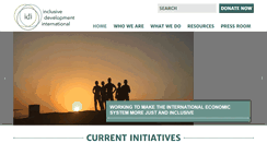 Desktop Screenshot of inclusivedevelopment.net
